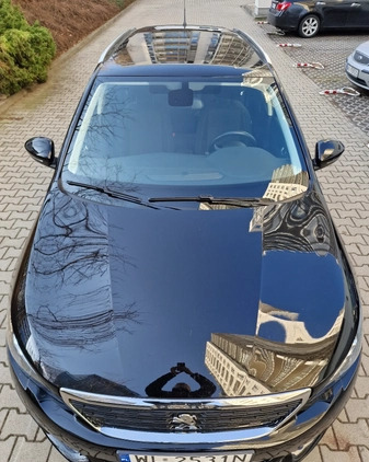 Peugeot 308 cena 55500 przebieg: 58700, rok produkcji 2019 z Warszawa małe 172